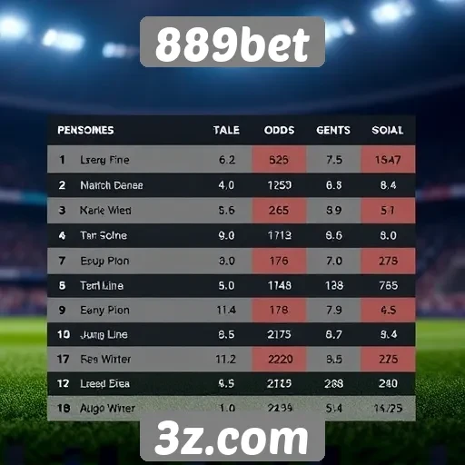 889bet : Comparação de odds no 889bet versus concorrentes